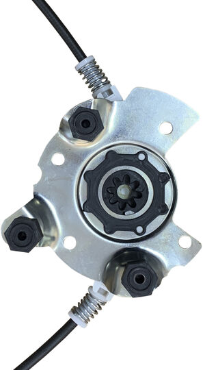Máquina de vidro - elétrica - 2 portas - esquerda - sem motor - Mabuchi (8 dentes)