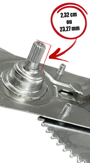 Máquina de vidro - manual - 2 portas - direita