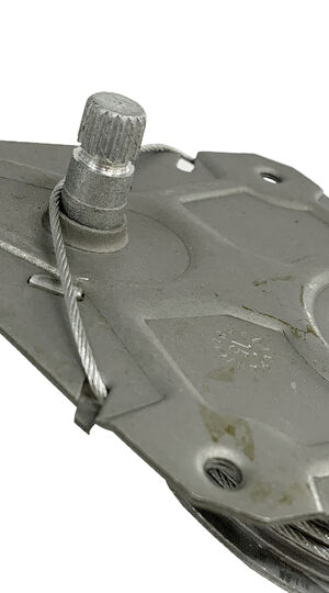 Máquina de vidro - manual - 4 portas - traseira - direita