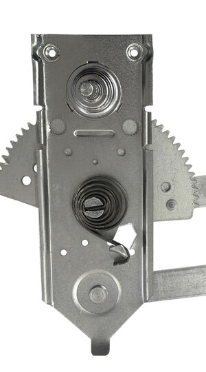 Máquina de vidro - manual - 2 portas - esquerda - pino estriado