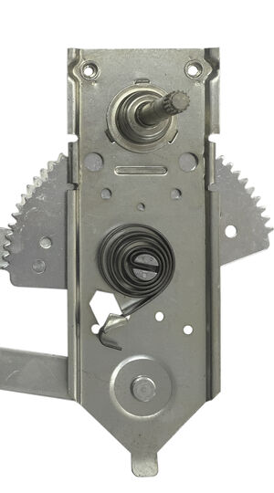 Máquina de vidro - manual - 2 portas - direita - com quebra vento