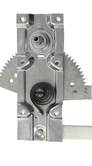 Máquina de vidro - manual - 2 portas - esquerda - sem quebra vento