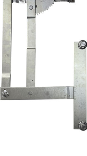 Máquina de vidro - manual - 2 portas - esquerda - sem quebra vento