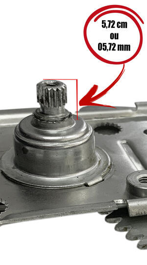 Máquina de vidro - manual - 2 portas - direita