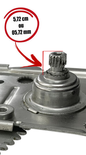 Máquina de vidro - manual - 2 portas - esquerda