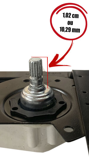 Máquina de vidro - manual - 2 portas - direita