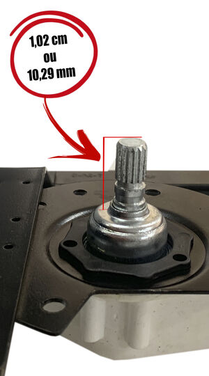 Máquina de vidro - manual - 2 portas - esquerda