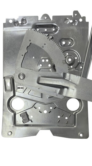 Máquina de vidro - elétrica - 2 portas - esquerda - sem motor - original (10 dentes)