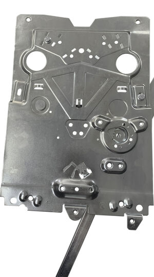 Máquina de vidro - elétrica - 2 portas - esquerda - sem motor - original (10 dentes)
