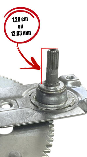 Máquina de vidro - manual - esquerda