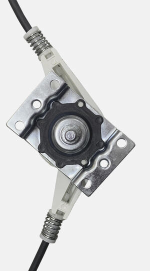 Máquina de vidro - manual - 2 portas - esquerda