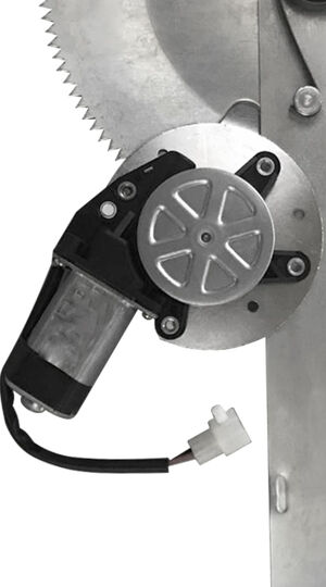 Máquina de vidro - elétrica - 2 portas - direita - com motor - Mabuchi (8 dentes)