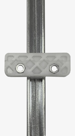 Máquina de vidro - manual - direita - pino baixo - fixada com parafusos M6x10mm