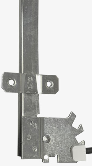 Máquina de vidro - manual - direita - pino baixo - fixada com parafusos M6x10mm