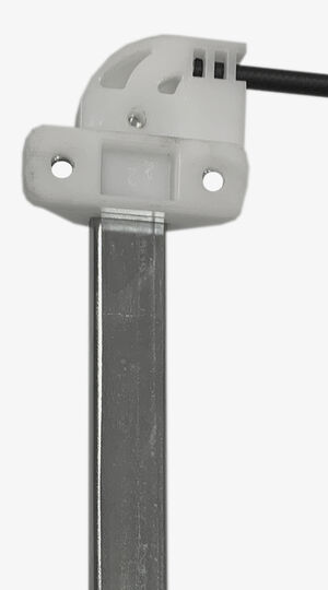 Máquina de vidro - manual - direita - pino baixo - fixada com parafusos M6x10mm