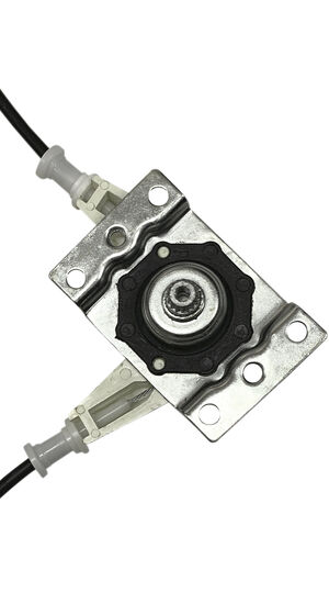 Máquina de vidro - manual - 4 portas - dianteira - esquerda - pino baixo