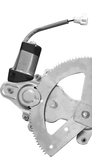 Máquina de vidro - elétrica - 2 portas/4 portas - dianteira - direita - com motor - Mabuchi (8 dentes)