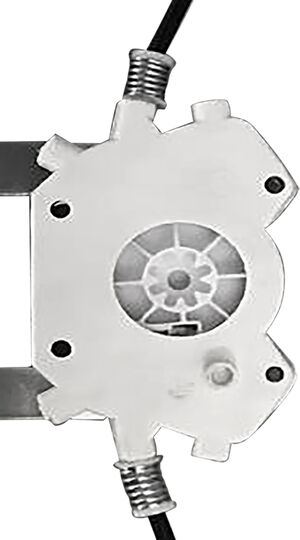 Máquina de vidro - elétrica - 2 portas - esquerda - sem motor - Mabuchi (8 dentes)