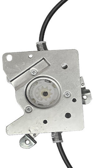 Máquina de vidro - elétrica - 4 portas - traseira - direita - sem motor - original (10 dentes)