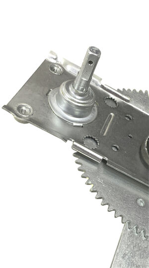 Máquina de vidro - manual - 2 portas - esquerda - pino quadrado