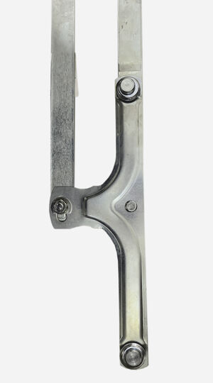 Máquina de vidro - manual - 2 portas - esquerda - pino quadrado