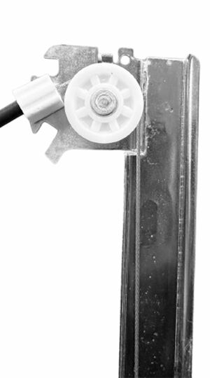 Máquina de vidro - elétrica - 2 portas - dianteira - esquerda - sem motor - original (8 dentes)