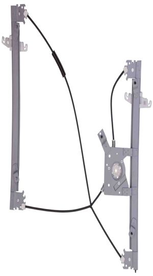 Máquina de vidro - elétrica - 2 portas - esquerda - sem motor - original (10 dentes)